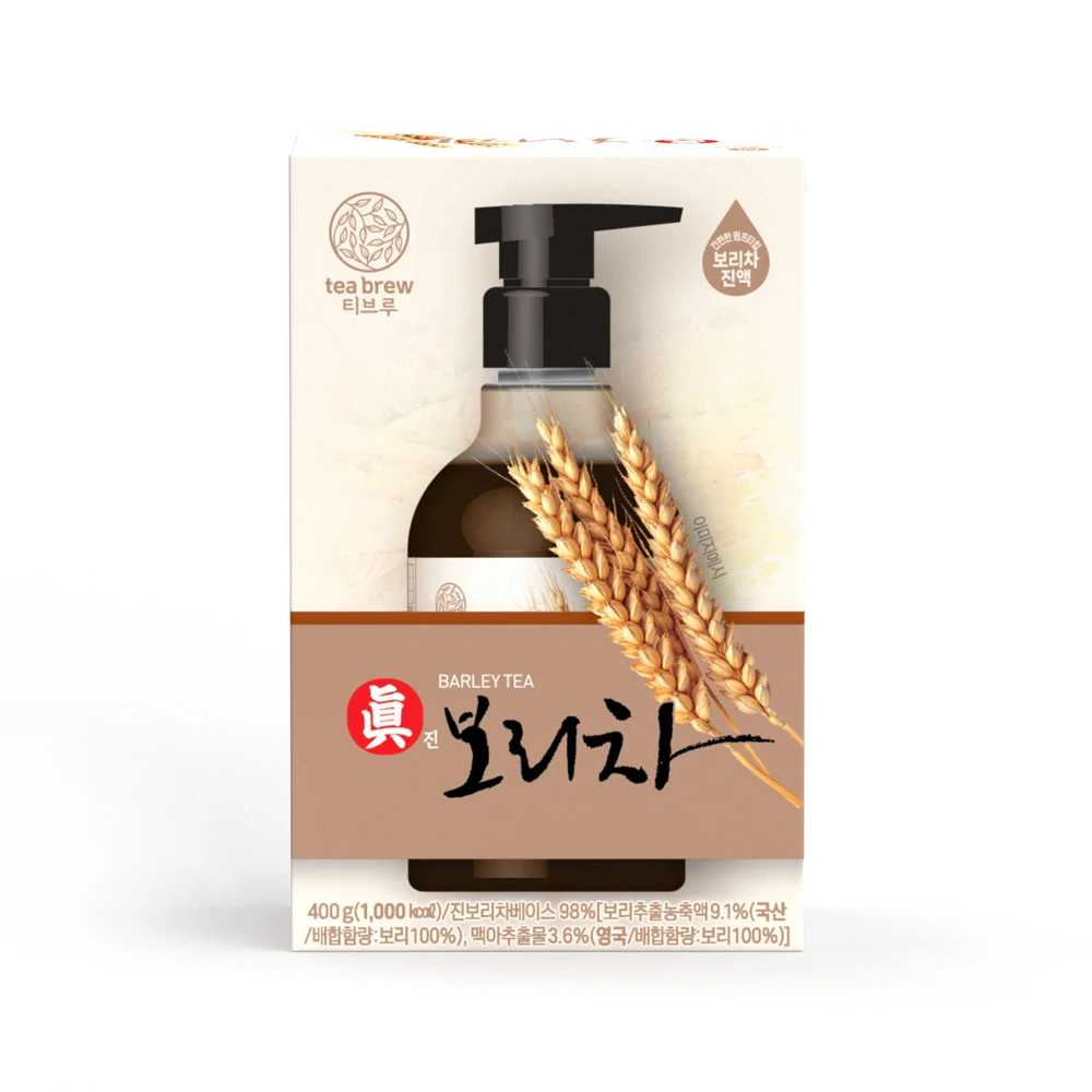 맥널티 티브루 보리차 98% 원액 400ml 엑기스 대용량+액상스틱 30개입 증정