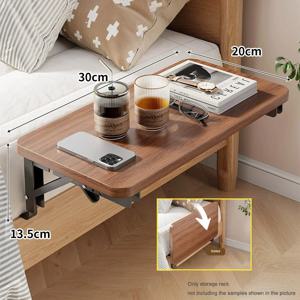 접이식 침대 옆 선반 테이블 침대 아래 매트 기숙사 이층 침대 수납장 대학 공간 절약용