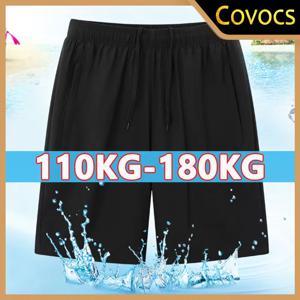 플러스 사이즈 7XL-12XL 남성 여름 반바지 캐주얼 헐렁한 짧은 바지 110kg-180kg 신축성있는 허리 조깅 바지 남성 소년 십대 의류