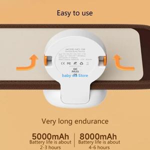 무선 병 히터 휴대용 USB 충전 우유 따뜻한 가방 빠른 난방 범용 맞는 충전식 배터리 따뜻한 가방 4XBD