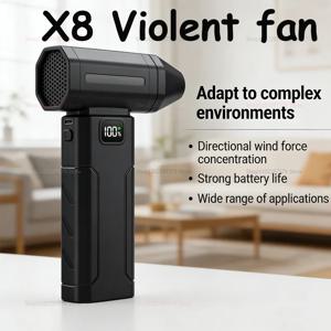 고속 미니 터보 블로워 강력 분사 팬 100000 RPM 브러시리스 모터 5단 속도 조절 가능 자동차 시트 및 가정용