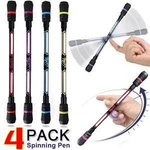 4/1Pcs 스피닝 펜 롤링 핑거 회전 펜 게임 트릭 펜 스트레스 해소 두뇌 훈련 장난감 어린이 성인 학생용