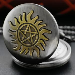 태양 신 신비한 슈퍼 천연 석영 주머니 시계 패션 단일 항목 목걸이 펜던트 커플 액세서리 펜던트 선물