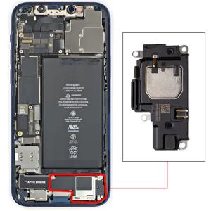 iPhone X XR XS 11 12 13 Mini Pro Max 교체용 하단 사운드 스피커 유닛용 시끄러운 스피커