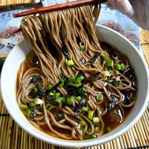 비법육수! 시원한 냉 메밀소바 5인분