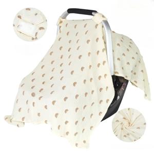 아기 바구니 커버 유모차 담요 면 부드러운 아기 카트 커버 안전 좌석 간호 수건 차양 커버 아기 침구 항목