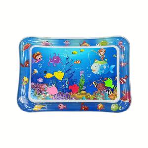 1pc 풍선 PVC 아기 놀이 물 매트 사각형 낚시 스플래시 유아 패드 조기 교육 활동 장난감 매트 쿠션 선물