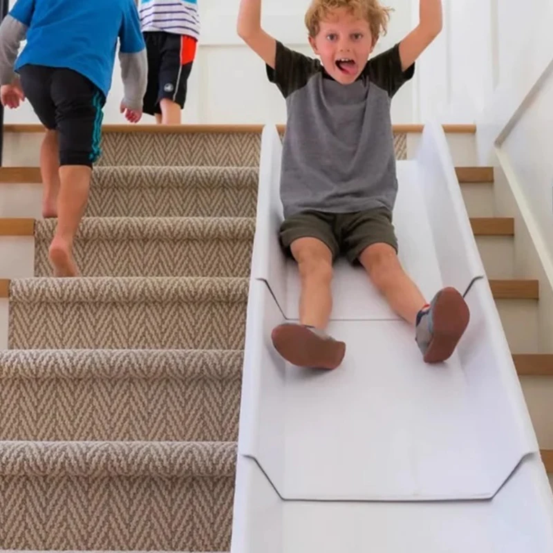실내 어린이 계단 미끄럼틀 안전 접이식 가정용 키즈 스텝 슬라이드 설치 필요 없는 야외 슬라이드 어린이 놀이 가정용