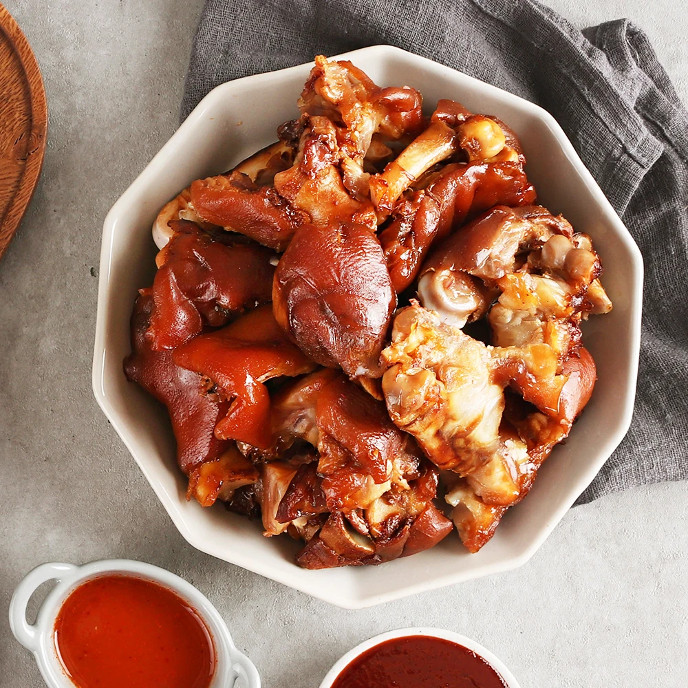 [자연과농부] 국내산 한돈 슬라이스 미니족발 300g + 새우젓 소스 증정