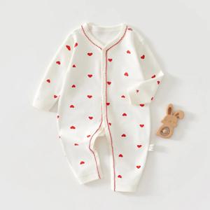 AYNIGIELL 신생아 베이비 점프 슈트 봄, 가을 순수 코튼 뼈없는 후드 0-18 개월 신생아 베이비 슈트 Baby Girl Onesie
