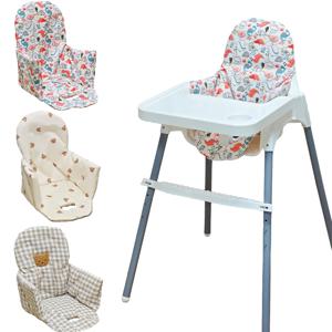 1PCS 곰 공룡 모양 세탁 가능 접이식 아기 식탁의자 커버 안티롭 의자 쿠션 시트 커버 부드러운 쿠션 아기 식사용