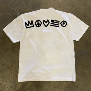 커플용 아메리칸 스타일 반팔 티셔츠 남녀 여름 캐주얼 다용도 탑 태그 제거 재고 없음 해외 주문