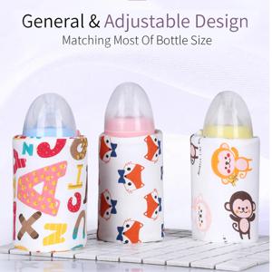 USB 보틀 워머 히터 슬리브 40 ℃   항온 휴대용 우유 가열 보온 젖병 커버 커피 차 머그컵