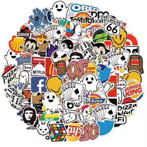 10/30/50/100PCS 미적 혼합 브랜드 로고 스티커 낙서 재미 있은 데칼 장식 자전거 냉장고 스케이트 보드 자동차 DIY 클래식 장난감