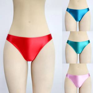 여자 낮은 허리 짧은 바지 수영 트렁크 반짝 이는 솔리드 비키니 엉덩이 부드러운 속옷 수영복 속옷 레깅스 플러스 사이즈