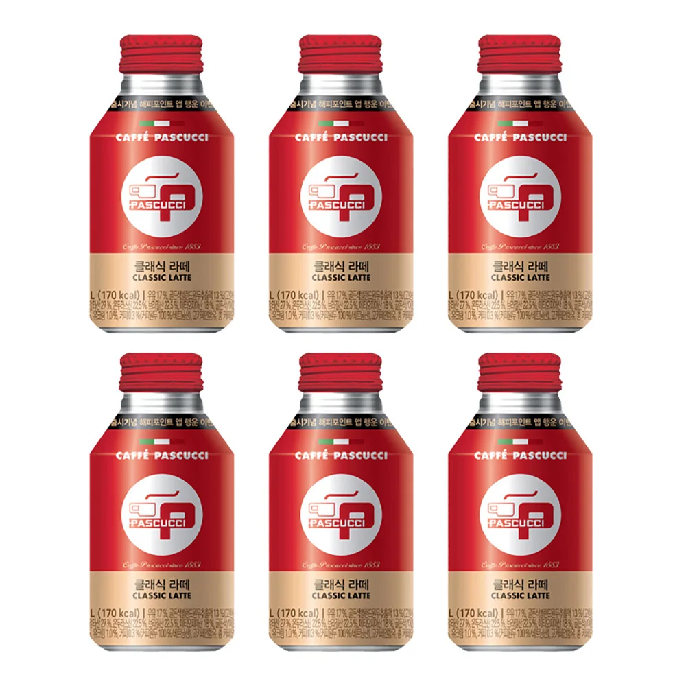 삼립 카페 파스쿠찌 클래식 라떼 275ml 6개