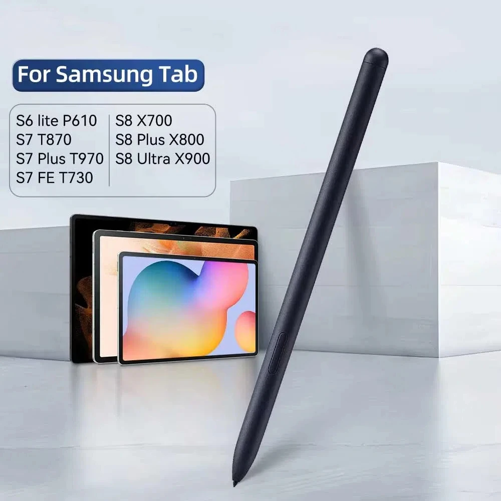 태블릿 펜 스타일러스 터치 연필 S 펜 삼성 갤럭시 태블릿 탭 S8 S9 S9FE S7 FE S6 Lite S7 + S8 + 블루투스가없는 터치 펜