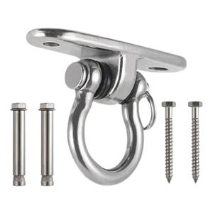 360 회전 스윙 행거 세트 304 스테인레스 스틸 교수형 브래킷 해먹 의자 후크 헤비 듀티 천장 벽 마운트