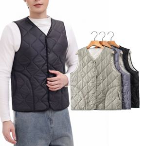 시크나인 남자 경량 패딩 조끼 베스트 색상 3종