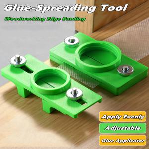 10-22/10-50mm 목공용 수동 접착제 도포기, 엣지 밴딩용 접착제 도포기, 조절 가능한 수동 균일 접착 도구