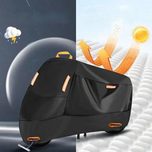 오토바이 커버 야외 방수 오토바이 방수포 두꺼운 폴리에스터 자외선 차단 커버 오토바이 스쿠터용