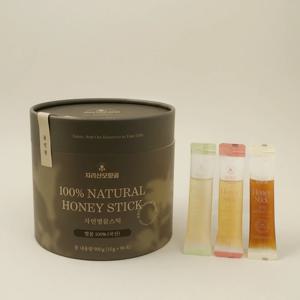 지리산모향골 국산 천연 꿀스틱 90포 (아카시아, 야생화, 밤)