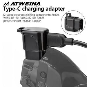 시마노 12S Di2 전자 변속기 R9200 R8100 R7150용 컴팩트 휴대용 고속 USB-C 자전거 충전기 어댑터 사이클링 액세서리