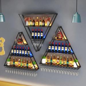 위스키 바 캐비닛 쇼케이스 주방 와인 냉장고 하이 엔드 음료 럭셔리 룸 골동품 랙 Vitrinas 벽 철 바 가구