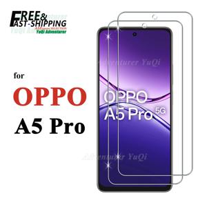 OPPO A5 Pro 4G 5G 6.67 인치 강화 유리 HD 크리스탈 하이 알루미늄 9H 안티 스크래치 케이스 친화적 인 화면 보호기