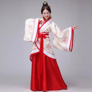 Hanfu 여성 의류 중국 드레스 코스프레 공연 의상 댄스 착용 파티 무대 소녀 옷 민족 스타일 빈티지