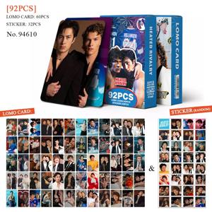 92PCS LOMO 카드 세트 TV 히트 시리즈 라이벌리 포토 카드 스티커북 스크랩북킹 컬렉션 선물 아이스하키 테마