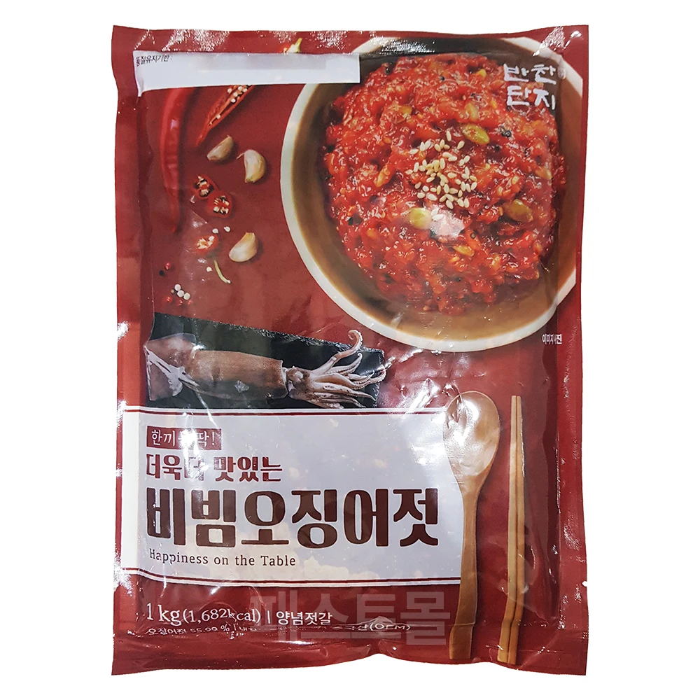 반찬단지 비빔오징어젓 1kg