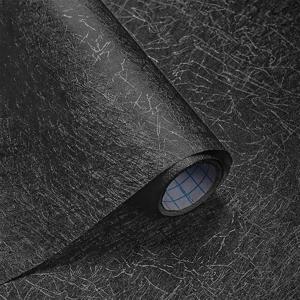 검은색 방수 자체 접착 벽지 및 실크 같은 PVC 필름: 욕실, 카페 및 침실 변신에 가장 적합