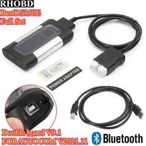 더블 보드 V9.1 V2021.11 오토콤 DS150E 델파이스 OBD 스캐너 진단 도구 자동차 트럭 TCS CDP Pro 풀세트 2024 2025 2021