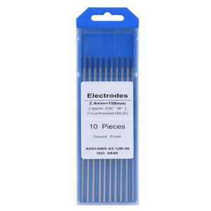 TIG 용접기 WL20 WL15 WR WC20 WZ8 WP용 10PCS 150MM/175MM 전극 헤드 바늘/와이어