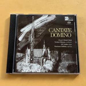 칸타테 도미노 니엘센이 연주한 블랙 체어스 오르간 음악 클래식 성악 CD 디스크