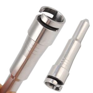 스팀 노즐 녹 방지 우유 거품기 폼 내부 튜브 세척 가능 스테인레스 스틸 커피 머신 노즐(델롱기 데디카용)