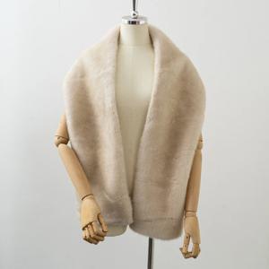 여성 패션 인조 모피 스카프, 인조 밍크 머플러