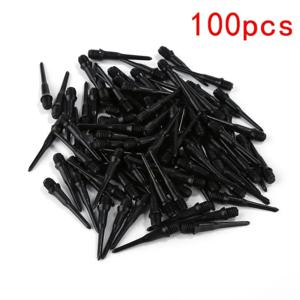 100PCS 고정밀 전자 다트 플라스틱 전문 다트 내구성 소프트 팁 포인트 바늘 교체 세트 다트 액세서리