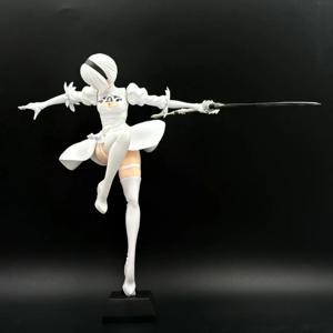 24CM 니어 오토마타 요르하 No. 2 타입 B 피그마 2B 라이프폼 카인 니어 PVC 액션 피규어 인형 모델 수집용 스태츄 피규라 선물