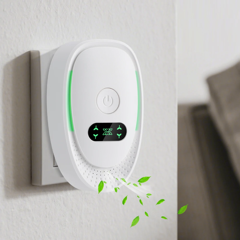 공기 청정기 플러그인 음이온 이온화 장치 가정용 공기 청정기 조용한 작동 이온화 장치 미니 공기 청정기 화장실 탈취제