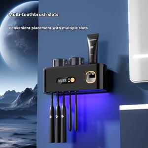 홈피쉬 휴대용 UV 칫솔 살균기 홀더 충전식 벽걸이 무선 전동 칫솔 건조기