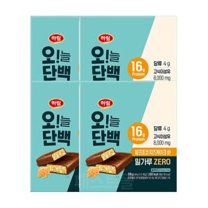 하림 오늘단백 밀크초코 치즈케이크바(48g X 12개입) 576g 4개