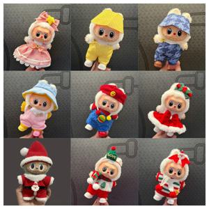 라부부 17cm 크리스마스 의상, 라부부 빅 인토 에너지 인형용 크리스마스 옷, 휴일 의상 액세서리