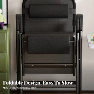 조절 가능한 휴식용 라운저, 앉고 눕는 다용도 리클라이닝 의자, 접이식 디자인, 성인용, 조립 불필요, 휴식용