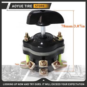 12V/36V/48V 브러시 정방향 역방향 스위치 손잡이 켜기/끄기 500W 800W 1000W 전기 모터 이동 카트 스쿠터 ATV 쿼드 4 휠러