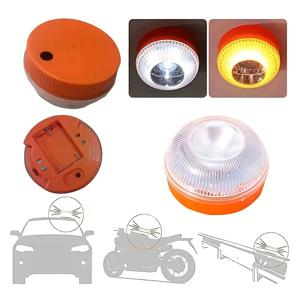 1개/2개 LED 차량 비상 경고등, 배터리 구동, 다양한 자동차 모델용-도로변 지원, 오프로드 애호가, 트럭