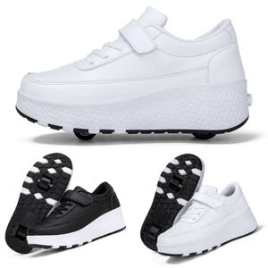 패션 깜박이 롤러 스케이트 신발 고품질 롤러 스케이트 소년과 소녀 크기 27-43 휠 스니커즈