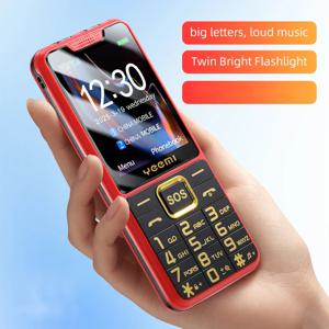 GSM 2G 잠금 해제 노인 SOS 키용 슬림 대형 푸시 버튼 전화 2 Sim 듀얼 토치 시끄러운 음성 속도 다이얼 저렴한 노인 핸드폰