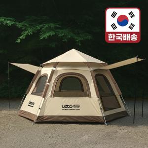 레토 육각돔 원터치텐트 그늘막 쉘터 캠핑 피크닉 LCE-OT02